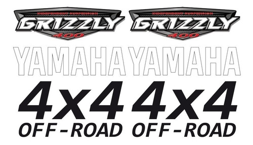 Stickers Calcomanias Para Moto Yomaha Grizzly 400 Kit