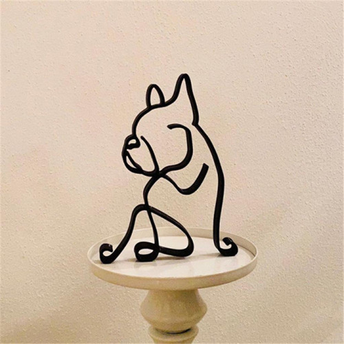 Escultura De Arte El 14,2x10,6cm Negro El 14,2x10,6cm