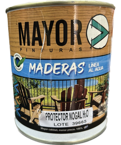  Protector De Madera Al Agua Mayor 0.900 Lts Nogal S.bel-la