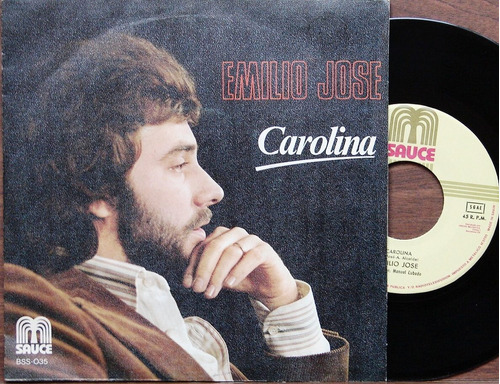 Emilio Jose - Carolina - Simple Vinilo España Año 1978