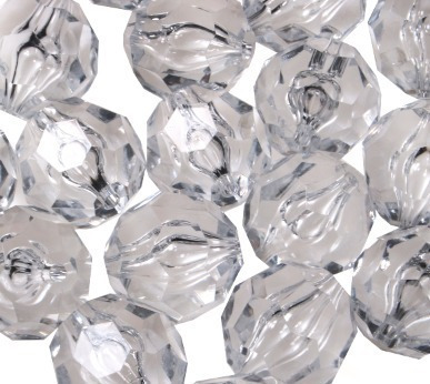 Imagem 5 de 7 de Contas Cristal Facetado Sextavado C/furo10mm Pct 500 Gramas
