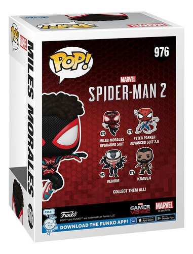 Funko Pop! Marvel Spider Man 2 Miles Morales 976 Gamestop