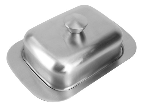 Plato De Mantequilla De Acero Inoxidable Simple De Sebo De T