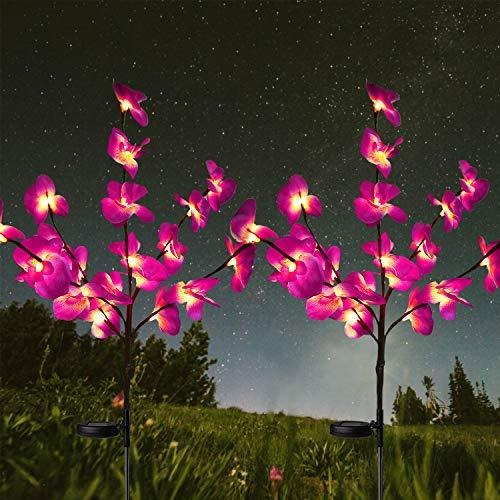 Heymate Outdoor Solar Flower Lights Garden Decorative C4xqi