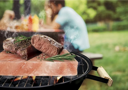 Tabla De Sal Lisa Himalaya Plancha De Sal Gourmet Xl Pro Max