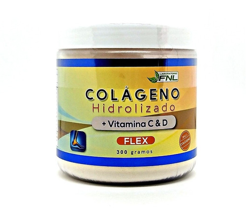 Imagen 1 de 5 de Colágeno Hidrolizado 300 Grs Con Vitamina C Y D