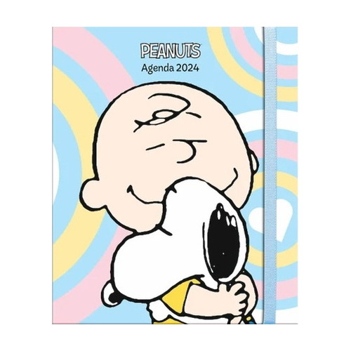 Agenda 2024 Snoopy Cuaderno Semanal (pastel)