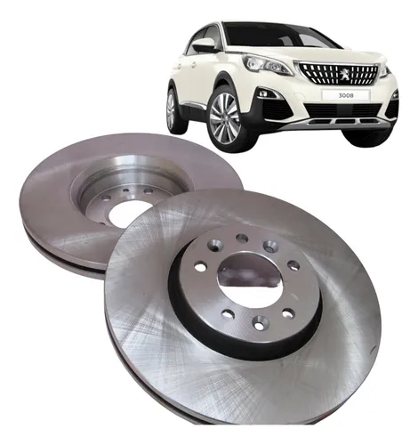 Jogo Disco Freio Dianteiro 5 Furos Peugeot 3008 C4 Picasso