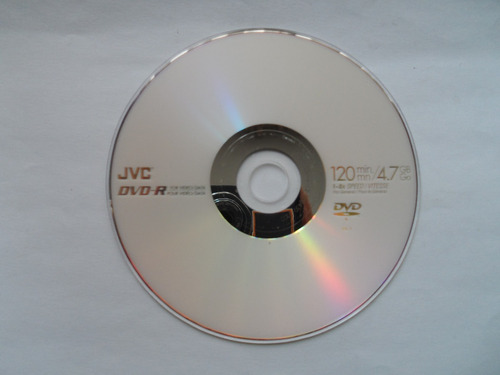 Dvd-r Jvc 4.7 Gb 8x 120 Minutos Por Unidad