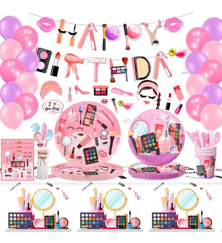 Suministros De Maquillaje Para Fiesta De Cumpleaños, 165 P.