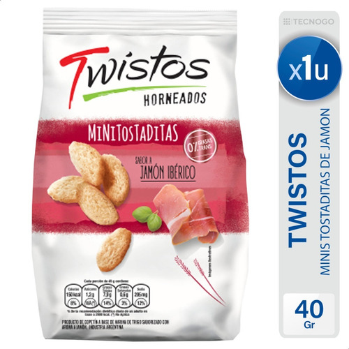 Twistos Jamon Tostaditas Snack Salado Chica - Mejor Precio