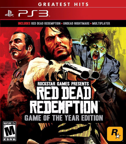 Red Dead Redemption Ps3 + U Nightmare Fisico Caja Sellada