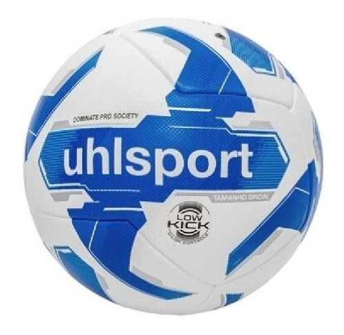 Bola Society Uhlsport Dominate Pró Low Kick Azul Oficial 