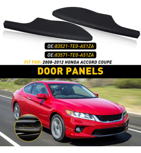 Pair For Honda Accord Coupe 2008-2012 Front Door Panels  Ggg