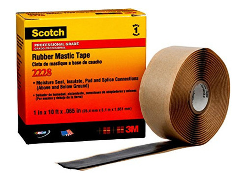 3m 2228 Scotch Cinta Aislante Contra La Humedad, 1 Pulgada X