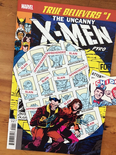 Comic - Uncanny X-men #141 True Believers #1 John Byrne
