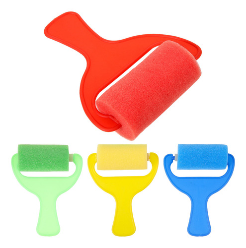 Rodillos De Pintura Tipo Esponja Brayers, Juego De 4 Rollos