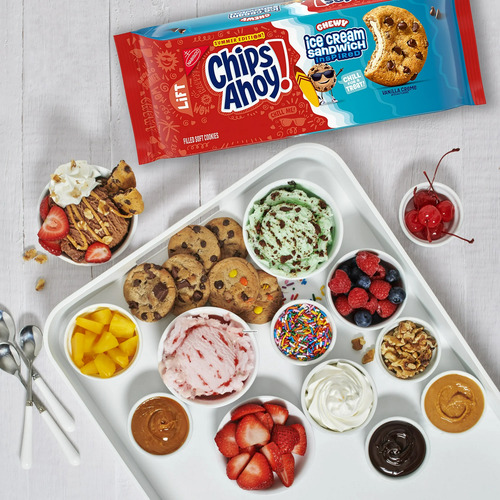 Galletas Chips Ahoy! Chips Chocolate C/ Relleno Sabor Helado