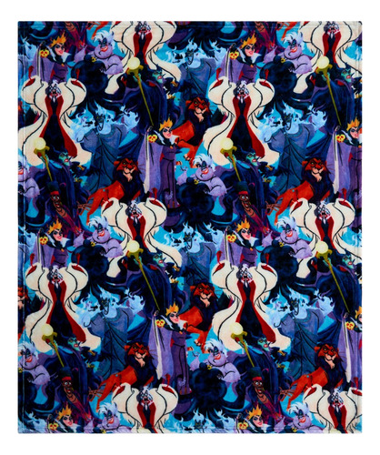 Cobertor Frazada Disney Villanos Pura Maldad - Providencia Color Multicolor