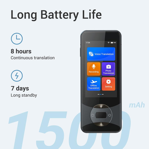 Wooask Language Translator Device Portable Real-time Voice