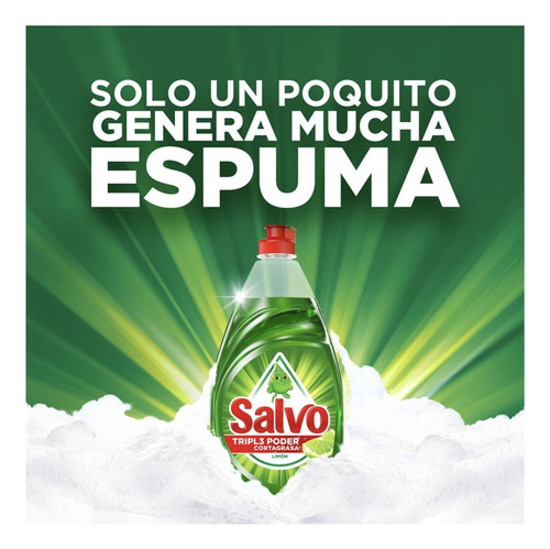 Lavatrastes Líquido Salvo Total Limón 2.6 Lt **envio Gratis*