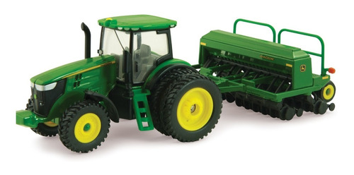 Tractor John Deere 7215 Con Sembradora 1590  Escala 1/64