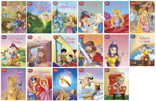 Kit Com 70 Mini Clássicos Infantil Super Oferta