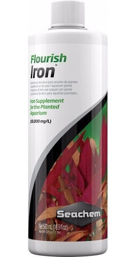 Seachem Flourish Iron 500 Ml Fertilizante Acuarios Plantados Hierro