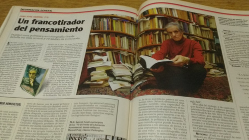 Noticias N° 1485 Juan Jose Sebreli Autobiografia  Año 2005