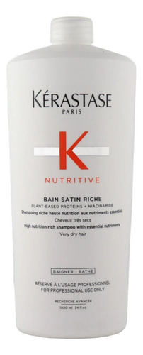 Kérastase Nutritive Bain Satin Riche 1000ml Cabelos Grossos