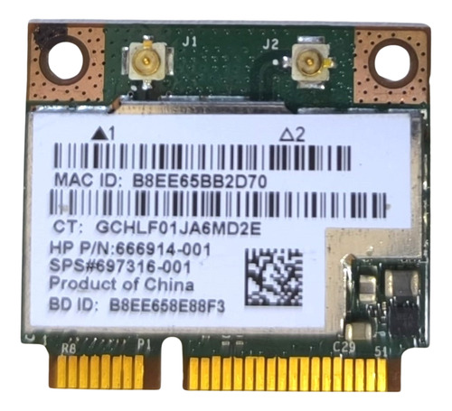Cartão Wi-fi Mini-pcie Bluetooth 4.0 802.11a/b/g/n Dual Band