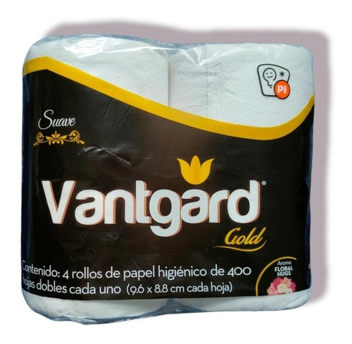 Papel Higiénico Vantgard Hojas Dobles 400 Hojas Dobles
