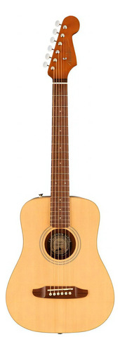 Guitarra Fender Acustica Redondo Mini C/funda Natural 3/4 Orientación de la mano Diestro