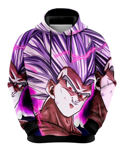 Blusa Moletom Masculino Dragon Ball Super Gohan Beast 