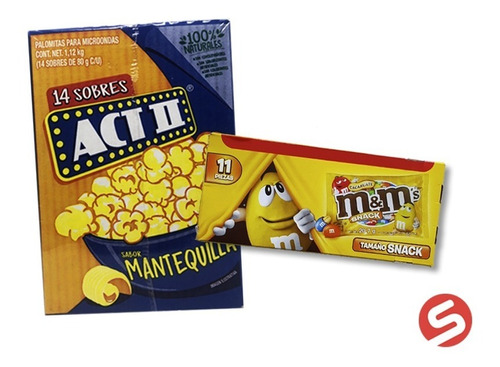 Paquete Act Il M&ms Cacahuate Mantequilla