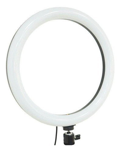 Iluminador Ring Light Led Sem Tripé 12 Ilum-r12w16 Exbom