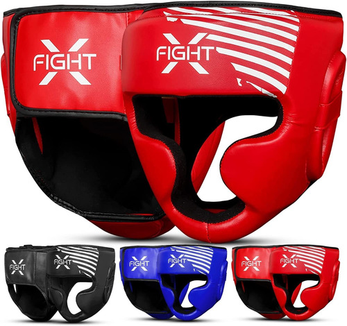 Casco P/ Entrenamiento Fightx, Ajustable, Talla S/m, Rojo