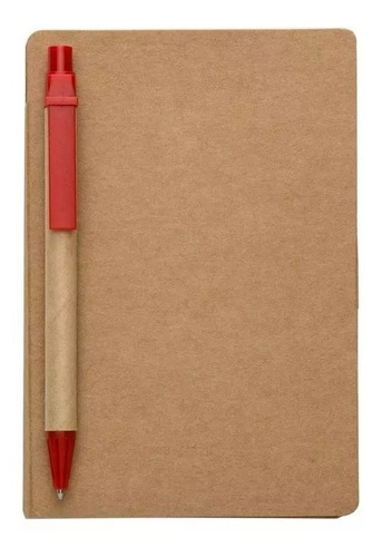 Kit 13 Unid Bloco De Anotações Ecológico Com Caneta