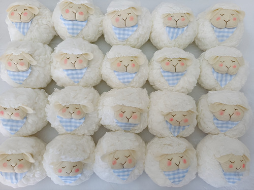 45 Lembrancinhas Sachê Perfumado Ovelhinha/carneirinho