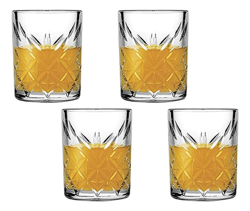 Set 4 Piezas Vaso Licor 60ml Timeless 