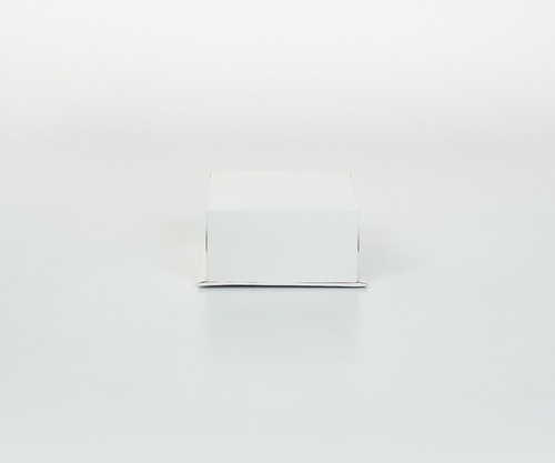 Imagen 3 de 5 de Caja Base Bandeja + Tapa 13 X 13 X 6,5 Cm (x50 U.) Tortas Tartas Postres Porciones Individuales Bauletto