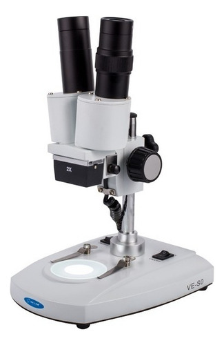 Microscopio Estereoscopico Velab Mod. Ve-s0, Color Blanco/negro