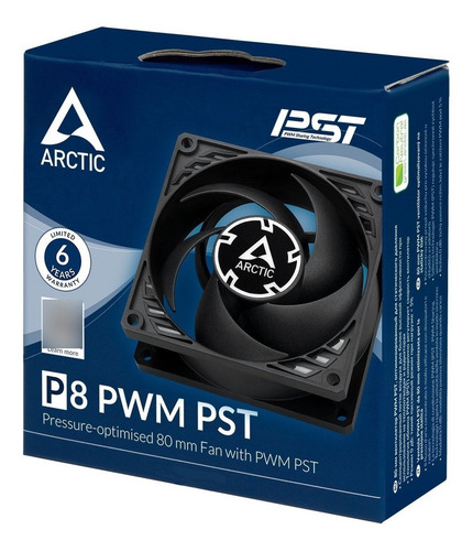 Imagen 6 de 9 de Cooler 80mm Arctic P8 Pwm Pst Alta Presion Splitter Incluido