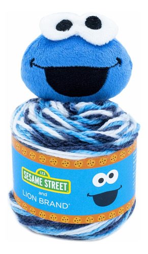 Lion Brand Yarn Hilo Sesame Street One Hat Wonder Tamaño