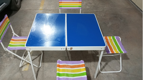 Mesa Plegable De Camping O Playa 