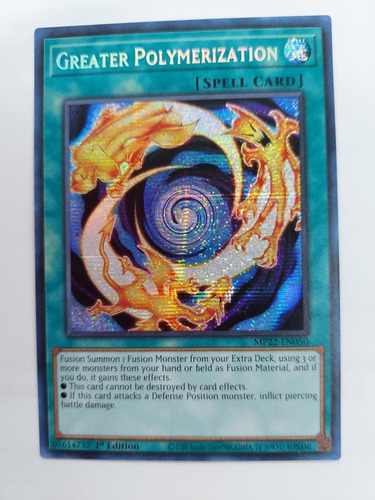 Greater Polymerization Mp22-en050 Secret Rare Yugioh