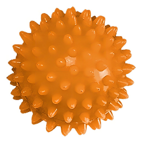 Bola Cravo Massagem Exercício Point Ball Macia 6cm Carci Cor Laranja