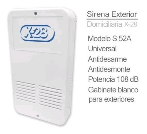 Imagen 5 de 10 de Kit Alarma Domiciliaria X28 Casa Completo