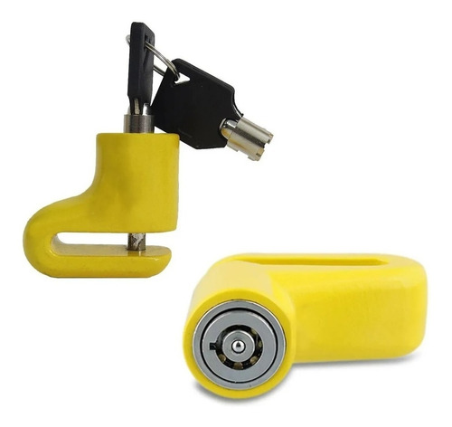 Imagem 2 de 2 de Trava Anti Furto Para Disco Moto Bike Motocicleta Color