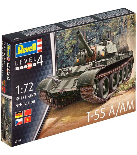 Imagem 2 de 7 de Tanque T-55 A/am - 1/72 - Revell 03304